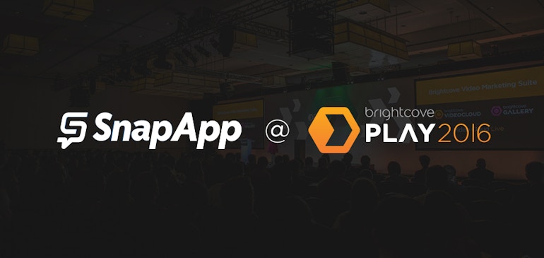 Meet SnapApp at Brightcove PLAY 2016