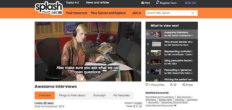 Australian Broadcasting Corp Makes a Splash with Accessible Education