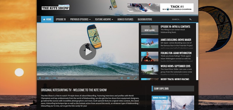 Niche Kitesurfing Content Channel ‘The Kite Show’ Soars to Success